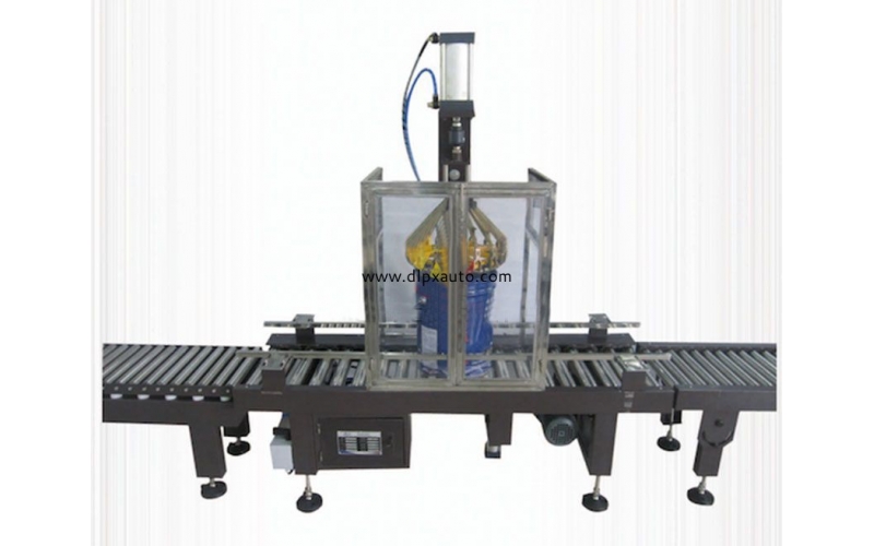 自動塑料桶排氣壓蓋機&自動花籃鐵桶夾蓋機