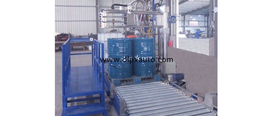 200L粘合劑四桶搖臂式灌裝機