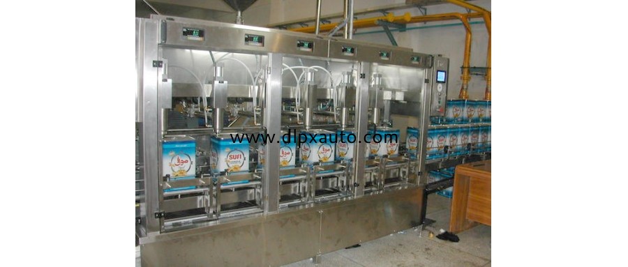 膠水固化劑5升灌裝機生產線