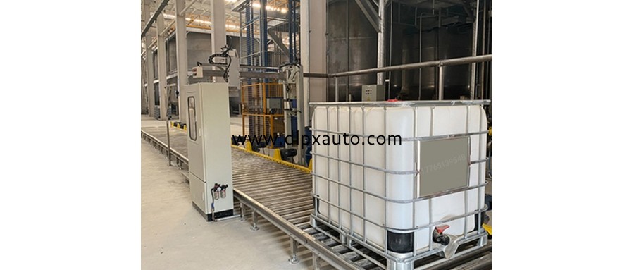 1200升IBC噸桶強堿全自動稱重式灌裝機